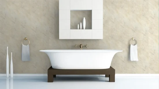 Zest Pergamon – Beige Marble Shower Panel – 1000mm x 2400m