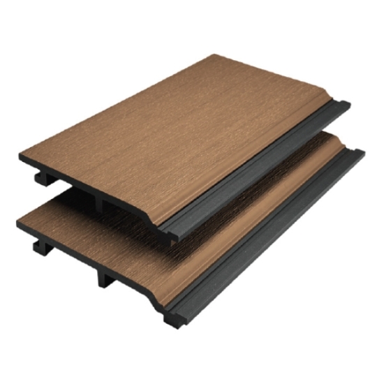 Triton Storm Shiplap Cladding in Golden Teak