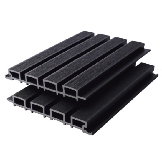 Triton Storm Slatted Cladding in Charcoal