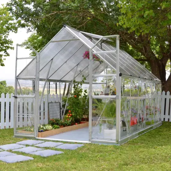 10mm Twinwall Polycarbonate roof sheet for a greenhouse.