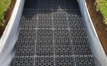 HydroCell Modular Cellular Crates for Underground Drainage Projects
