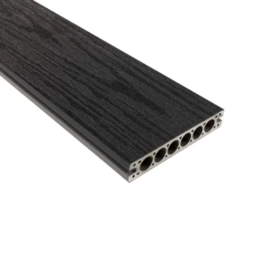 deX Premium Decking Board 3660mm x 140mm x 25mm (Black/Grey)